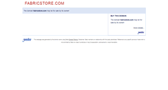 Desktop Screenshot of fabricstore.com